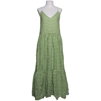 Robe longue (Vert, Blanc) de Massimo Dutti Coton