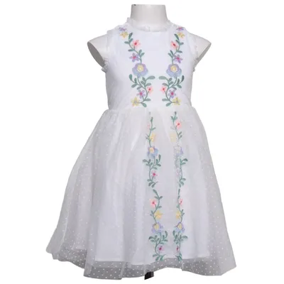 Brudnäbbsklänning (Vit, Flerfärgad) från Mini Boden Polyester