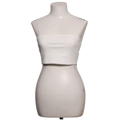 Crop top (Vit) från Madlady Elastan, Polyester, Viskos