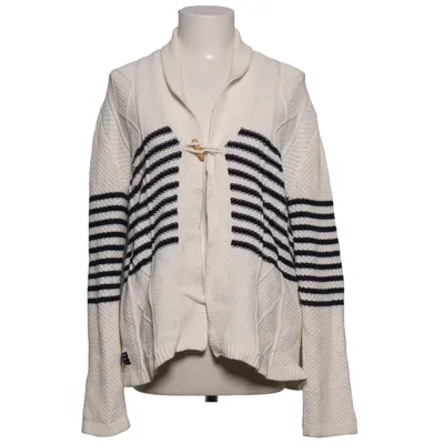 Cardigan (Blanc, Bleu) de Oxbow Coton