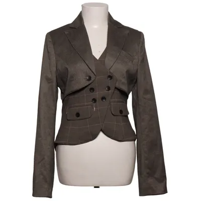 Blazer (Grå) fra Dept Elastan, Polyester, Viscose