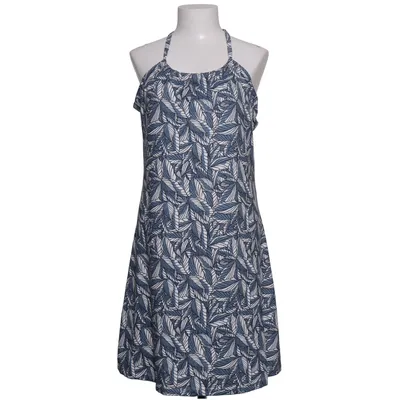 Dress (Blue, White) from Eddie Bauer Elastane, Polyester