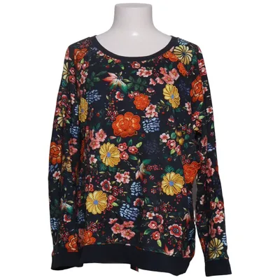 Sweatshirt (Black, Multicolored) from Open End Cotton
