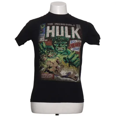 T-shirt (Svart, Flerfärgad) från Marvel Bomull
