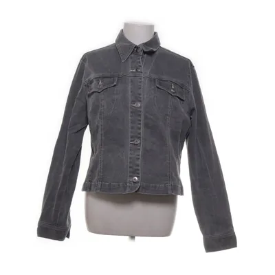 Jeansjacka (Grå) från Lindex Bomull, Elastan