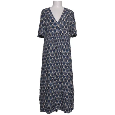 Maxi jurk (Blauw, Wit) van Maison 123 Viscose