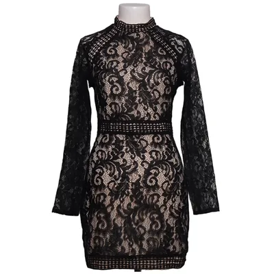 Robe de cocktail (Noir, Beige) de Parisian Polyester