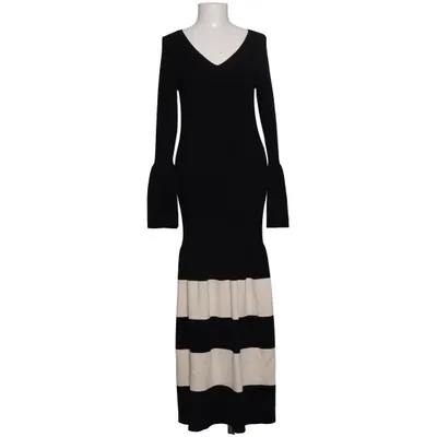 Långklänning (Svart, Beige) från Lindex Lyocell, Polyester