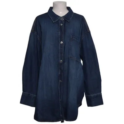 Jeansskjorte (Blå) fra XLNT by KappAhl Bomuld, Lyocell