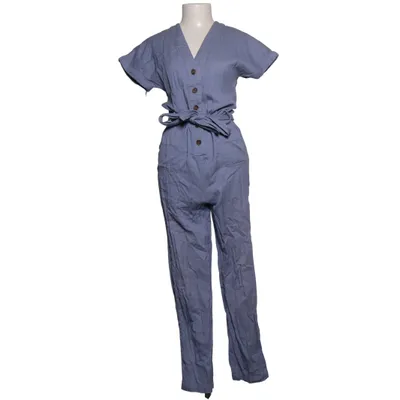 Jumpsuit (Blauw) van Nümph Katoen, Linnen