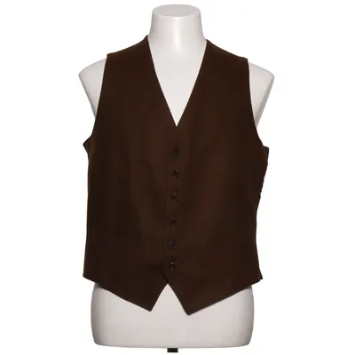 Suit vest (Brown) from Tiger of Sweden Polyester, Viscose, Wool