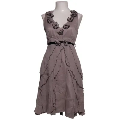Kleid (Grau) von Vintage Stories Acetat, Seide