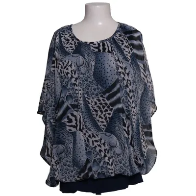Top (Blue, Black, White) from Zhenzi Elastane, Polyester, Viscose