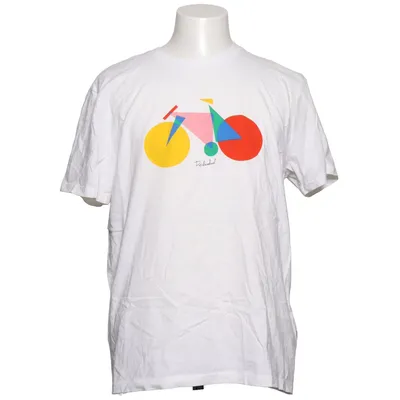 T-shirt (Vit, Flerfärgad) från Dedicated Bomull