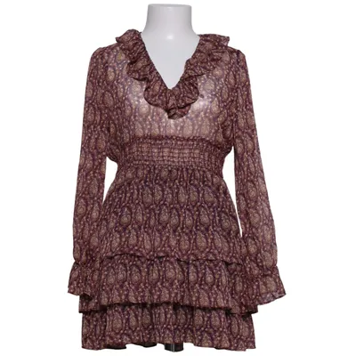 Kjole (Lilla, Gul, Flerfarvet) fra Zara Elastan, Polyester