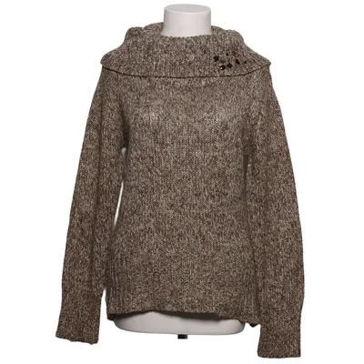 Turtleneck (Brown, Beige) from Green House Acrylic, Polyester, Wool