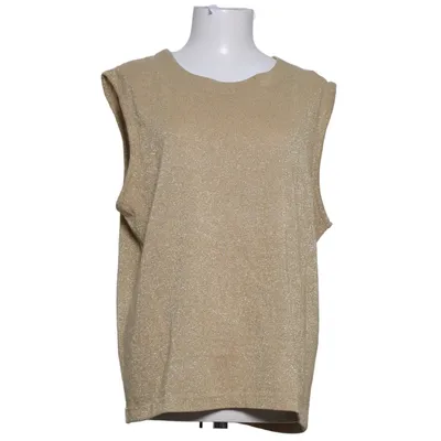 Débardeur (Or) de Bob Mackie Coton, Fibre métallique, Polyester