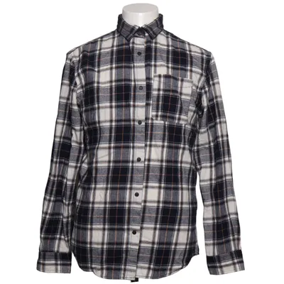 Flanellen overhemd (Blauw, Wit, Meerkleurig) van Originals by Jack & Jones Katoen, Polyester