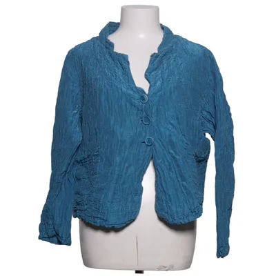 Jacket (Blue) from Grizas Linen, Silk