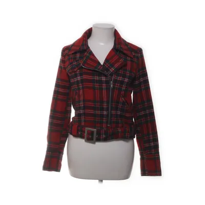 Bikerjacka (Röd, Flerfärgad) från Atmosphere Polyester, Ull