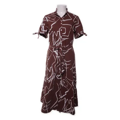 Blousejurk (Bruin, Wit) van Joseph Ribkoff Katoen, Elastaan, Nylon