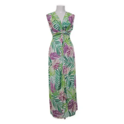 Långklänning (Vit, Flerfärgad) från New Style