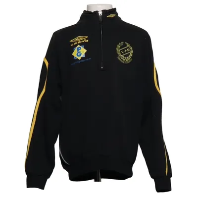 Collegetröja (Svart, Gul) från Umbro Bomull, Polyester