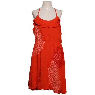 Kjole (Rød) fra Desigual Polyester, Viscose