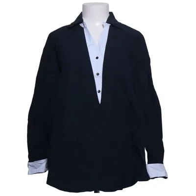 Blouse (Blauw, Wit) van Kata Katoen