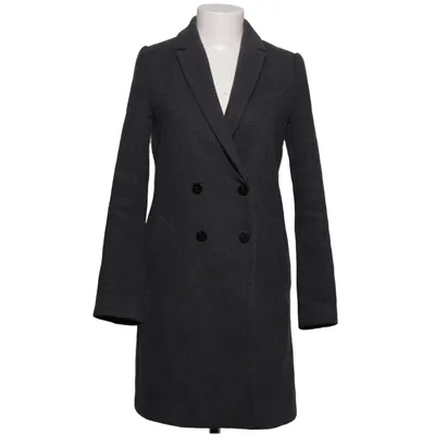 Coat (Gray) from Trf Outerwear Polyester, Wool