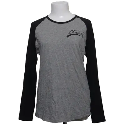 Baseballtröja (Grå, Svart) från Club Xprs Bomull, Viskos