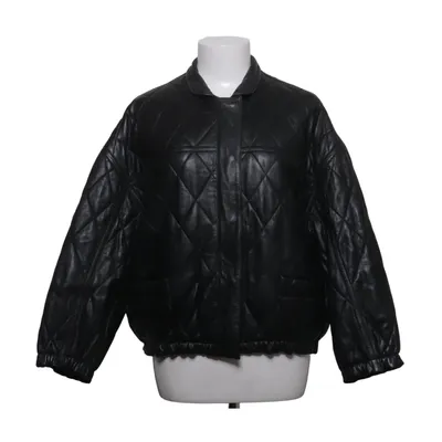 Läderjacka (Svart) från MDK Bomull, Skinn, Polyester