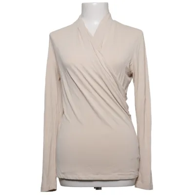 Wrap top (Beige) from Andiata Acetate, Elastane