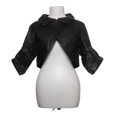 Lederjacke (Schwarz) von Baba Jaga Acetat, Leder