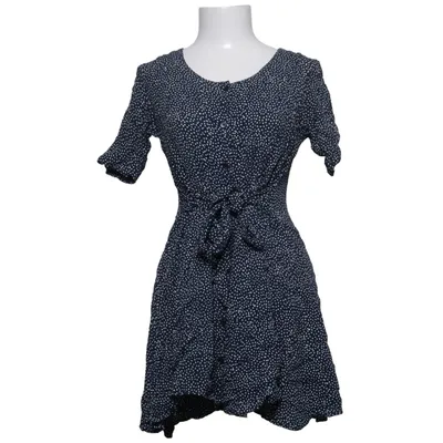 Dress (Blue, White) from Ganni Viscose