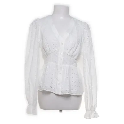 Blus (Vit) från Bubbleroom Bomull