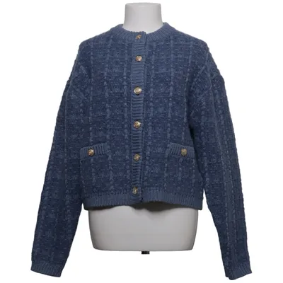 Cardigan (Blue) from H&M Acrylic, Elastane, Polyamide, Polyester, Wool