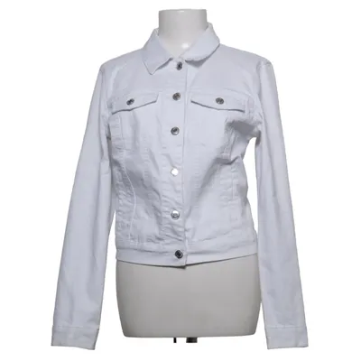 Jeansjacke (Weiß) von Vero Moda Denim Baumwolle, Elasthan, Polyester