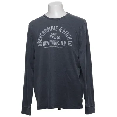Langærmet t-shirt (Grå) fra Abercrombie & Fitch Bomuld, Polyester