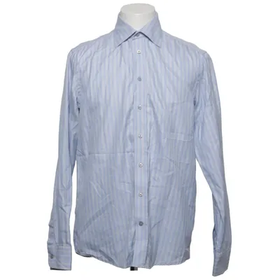 Shirt (Blauw, Wit) van SAND Katoen