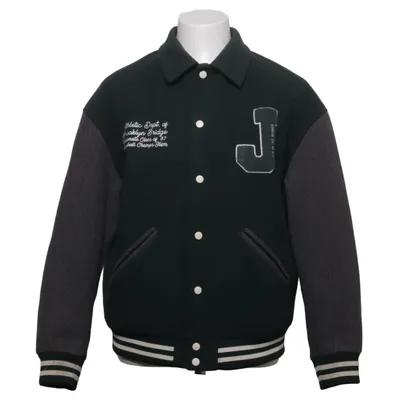 Collegejakke (Grøn, Grå) fra Jules Polyester