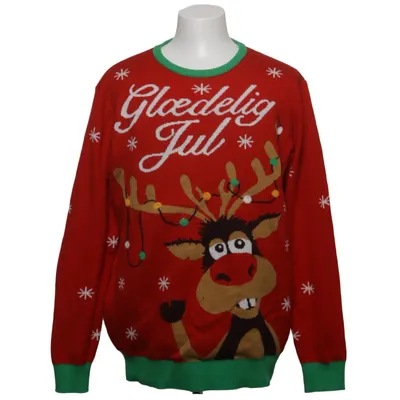 Julesweater (Rød, Grøn, Brun) fra Bredenberg Akryl