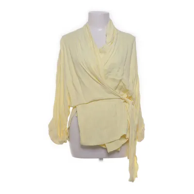 Wikkelblouse (Geel) van Rodebjer Viscose