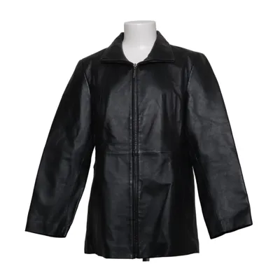 Leather jacket (Black) from Worthington Leather, Polyester
