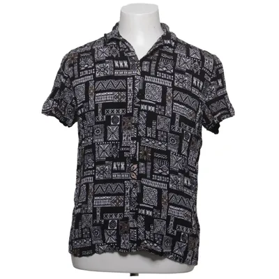 Chemise à manches courtes (Noir, Blanc) de Identic Viscose