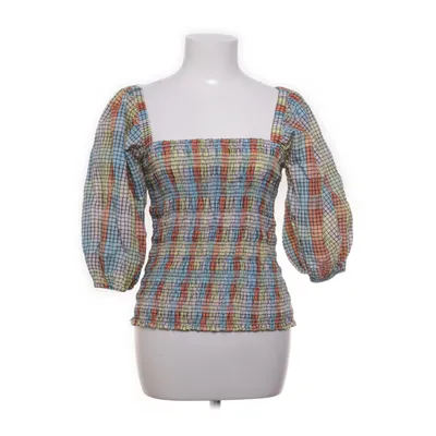 Top (Blauw, Meerkleurig) van Ganni Katoen, Polyester, Polyamide