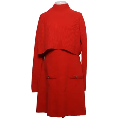 Kleid (Rot) von Maje Acryl, Elasthan, Polyamid, Polyester, Wolle