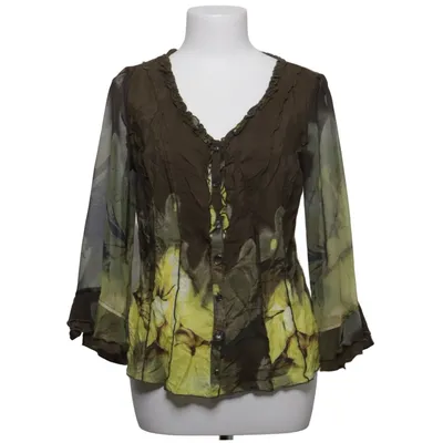 Blouse (Brown, Yellow, Multicolored) from Biba Cotton, Polyester, Viscose