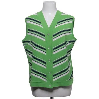 Gilet (Vert, Blanc, Bleu) de Wolle Acrylique, Laine