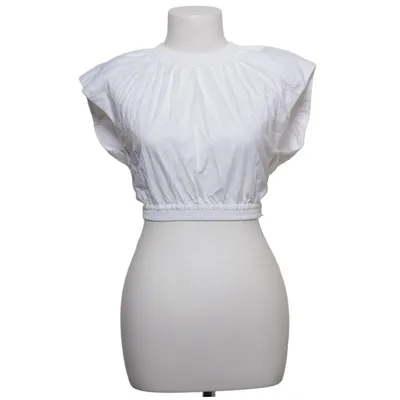 Crop top (Hvid) fra H&M Trend Bomuld